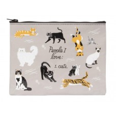 People I Love: Cats Zip Up Pouch